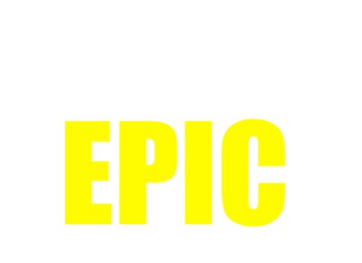 Be Epic Yellow T Logo